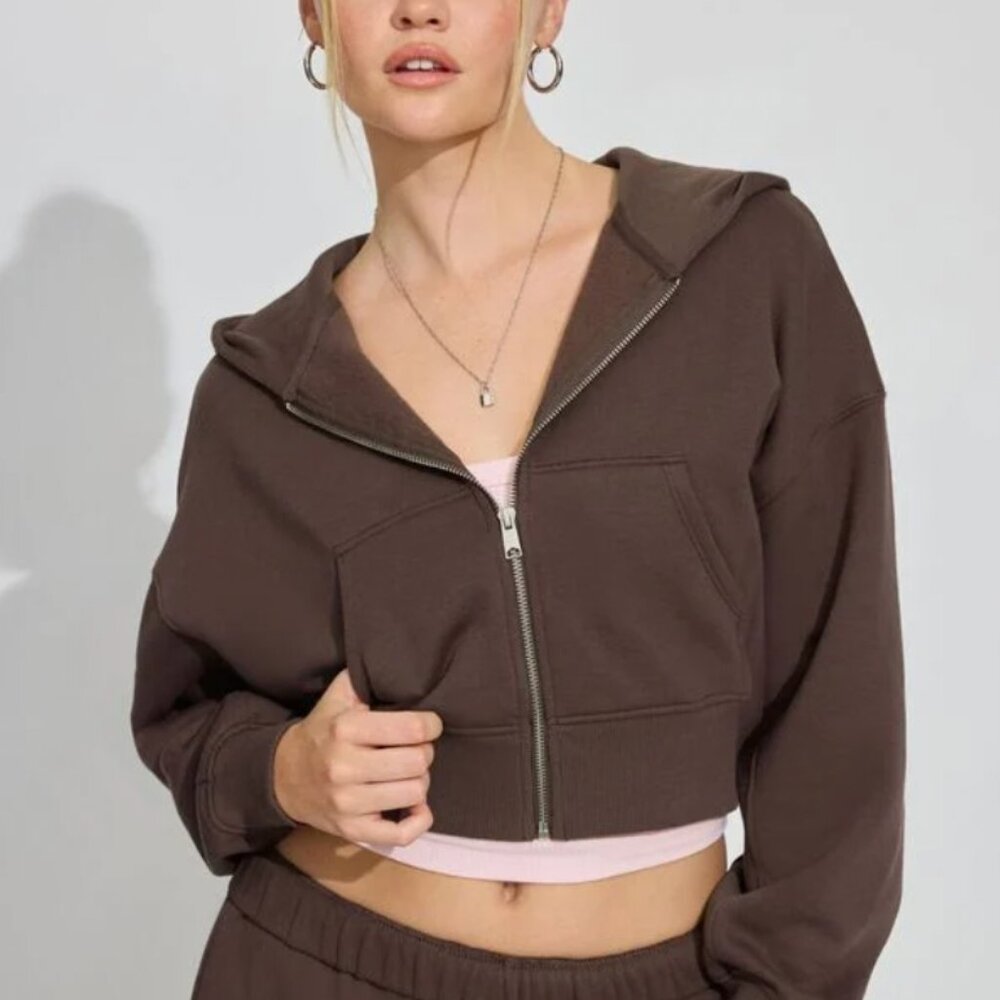Garage | Cocoon Zippy Hoodie | Cropped Zip Up
